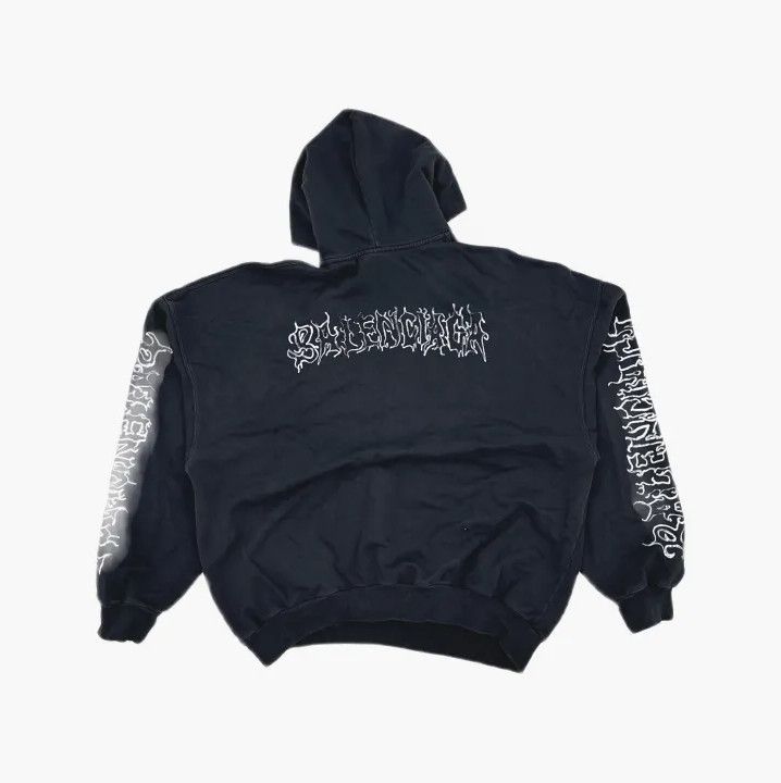 Balenciaga Balenciaga SS24 New Year Hooded Sweatshirt Size US L / EU 52-54 / 3 - 3 Thumbnail