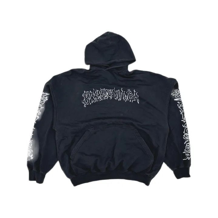 Balenciaga Balenciaga SS24 New Year Hooded Sweatshirt Size US L / EU 52-54 / 3 - 2 Thumbnail