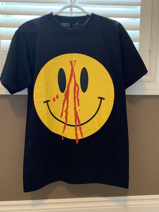 Vlone Vlone Smiley Face Tee t shirt exclusive | Grailed