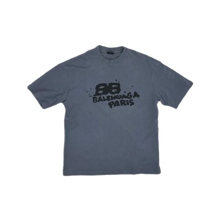 Balenciaga Balenciaga Hand Drawn BB Icon Graphic Tee Size US S / EU 44-46 / 1 - 2 Thumbnail