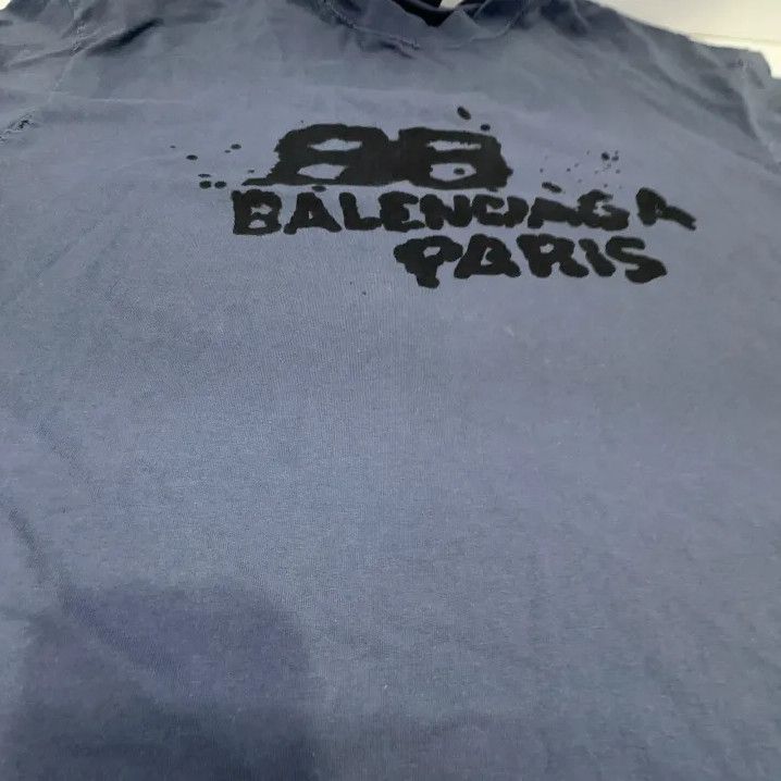 Balenciaga Balenciaga Hand Drawn BB Icon Graphic Tee Size US S / EU 44-46 / 1 - 9 Thumbnail