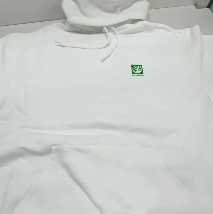 Balenciaga Balenciaga Eco BB Logo Hoodie for Men Size US XS / EU 42 / 0 - 10 Thumbnail