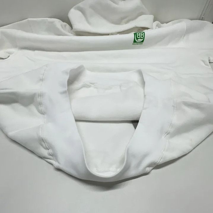 Balenciaga Balenciaga Eco BB Logo Hoodie for Men Size US XS / EU 42 / 0 - 12 Thumbnail