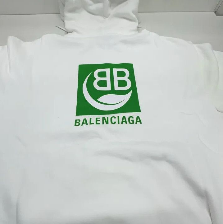 Balenciaga Balenciaga Eco BB Logo Hoodie for Men Size US XS / EU 42 / 0 - 15 Thumbnail