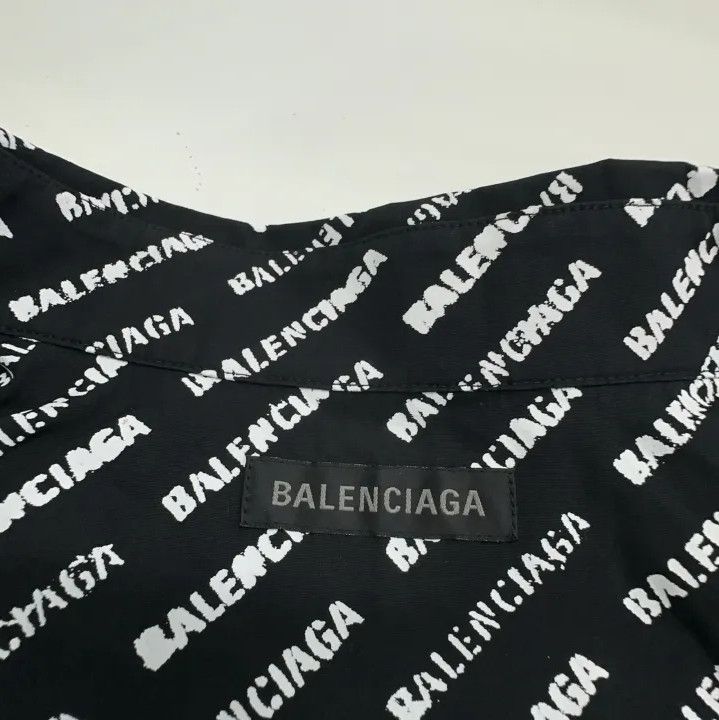 Balenciaga Balenciaga SS24 Logo Short Sleeve Shirt Size US M / EU 48-50 / 2 - 8 Thumbnail