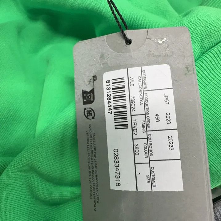 Balenciaga Balenciaga Green Logo Hoodie for All Genders Size US M / EU 48-50 / 2 - 6 Thumbnail