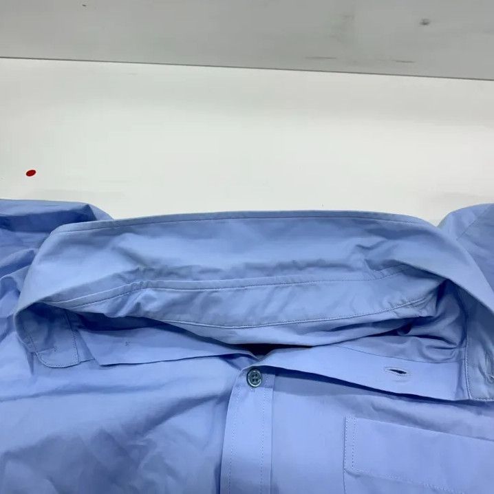 Balenciaga Balenciaga Blue Long Sleeve Casual Shirt Size US M / EU 48-50 / 2 - 7 Thumbnail