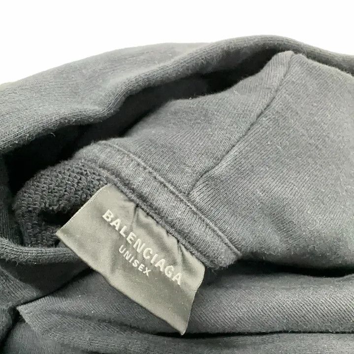 Balenciaga Balenciaga SS23 Black Hoodie with Heart Print Size US XL / EU 56 / 4 - 5 Thumbnail