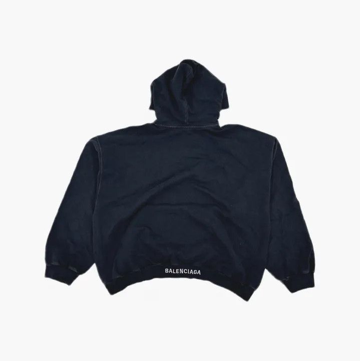 Balenciaga Balenciaga SS23 Black Hoodie with Heart Print Size US XL / EU 56 / 4 - 3 Thumbnail