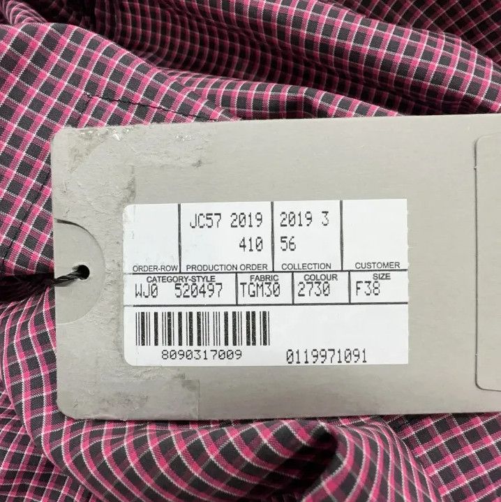 Balenciaga Balenciaga Striped Ribbon Letter Shirt in Pink Size US M / EU 48-50 / 2 - 5 Thumbnail