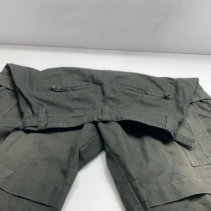Balenciaga Balenciaga Black Low-Waist Cargo Pants for Men Size US 31 - 7 Thumbnail