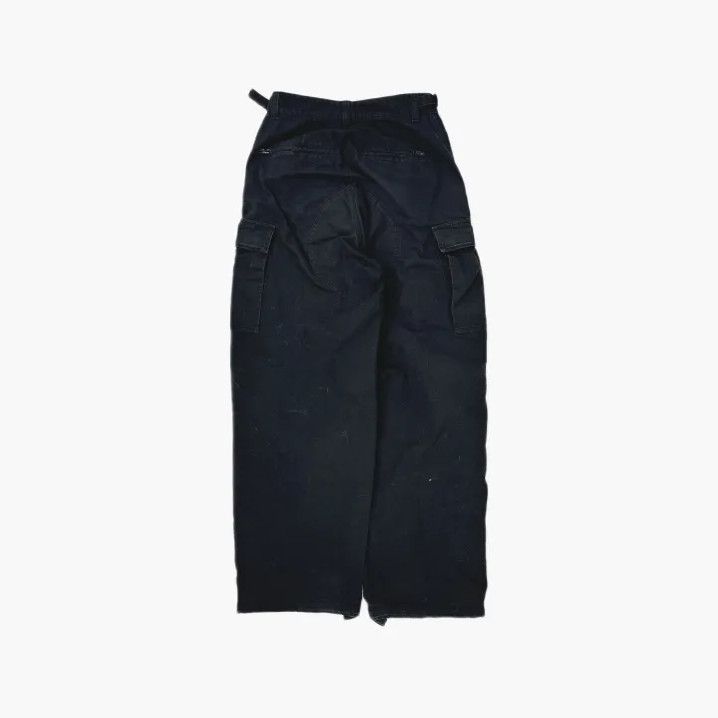 Balenciaga Balenciaga Black Low-Waist Cargo Pants for Men Size US 31 - 3 Thumbnail