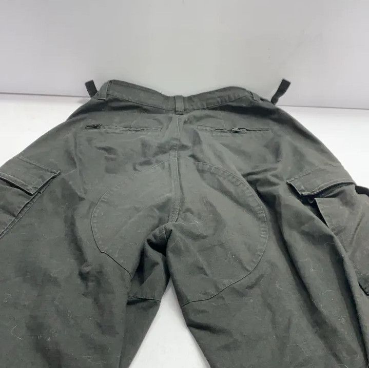 Balenciaga Balenciaga Black Low-Waist Cargo Pants for Men Size US 31 - 6 Thumbnail