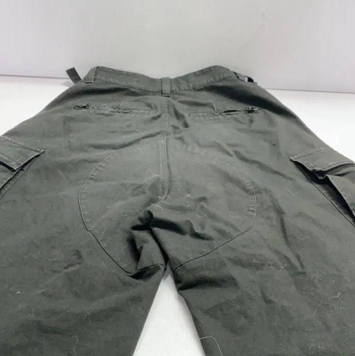 Balenciaga Balenciaga Black Low-Waist Cargo Pants for Men Size US 31 - 12 Thumbnail