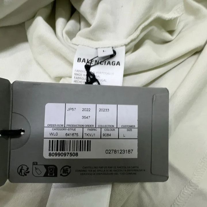 Balenciaga Balenciaga Political Campaign Large Fit Logo T-Shirt Size US L / EU 52-54 / 3 - 6 Thumbnail