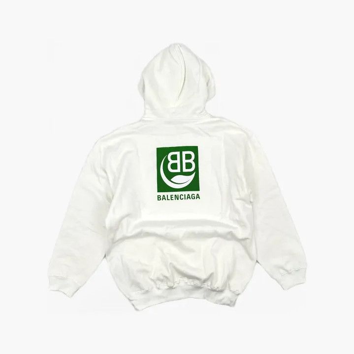 Balenciaga Balenciaga Eco-Friendly BB Logo Hoodie Size US XS / EU 42 / 0 - 3 Thumbnail