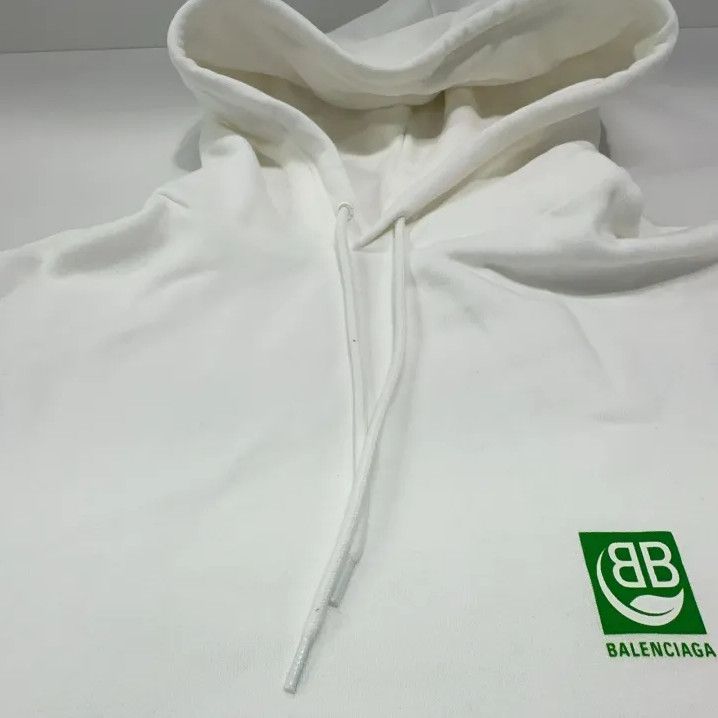 Balenciaga Balenciaga Eco-Friendly BB Logo Hoodie Size US XS / EU 42 / 0 - 11 Thumbnail