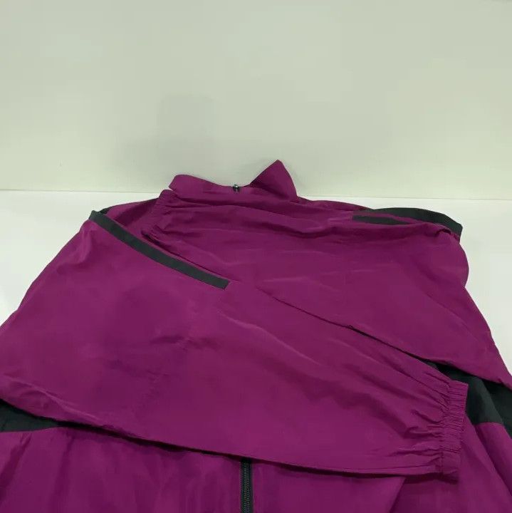 Balenciaga Balenciaga Men's Burgundy Logo Sports Jacket Size US L / EU 52-54 / 3 - 8 Thumbnail