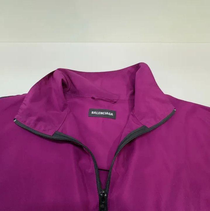 Balenciaga Balenciaga Men's Burgundy Logo Sports Jacket Size US L / EU 52-54 / 3 - 7 Thumbnail