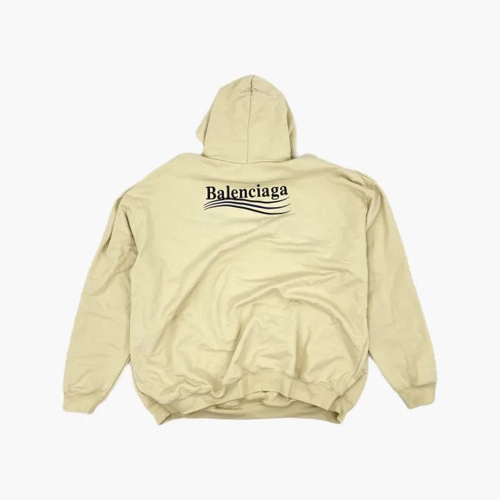 Balenciaga Balenciaga Logo Print Hoodie in White Size US L / EU 52-54 / 3 - 3 Thumbnail