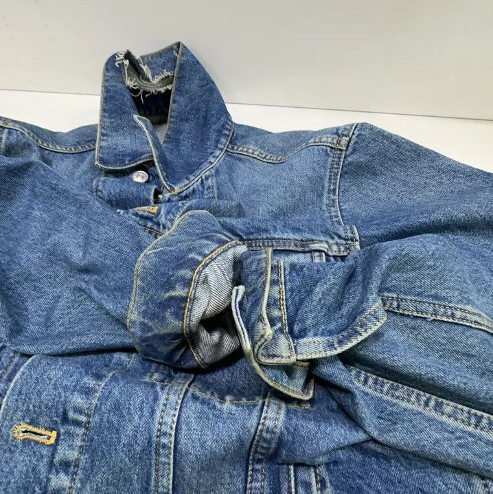 Balenciaga Balenciaga Blue Long Sleeve Denim Jacket Size US L / EU 52-54 / 3 - 8 Thumbnail
