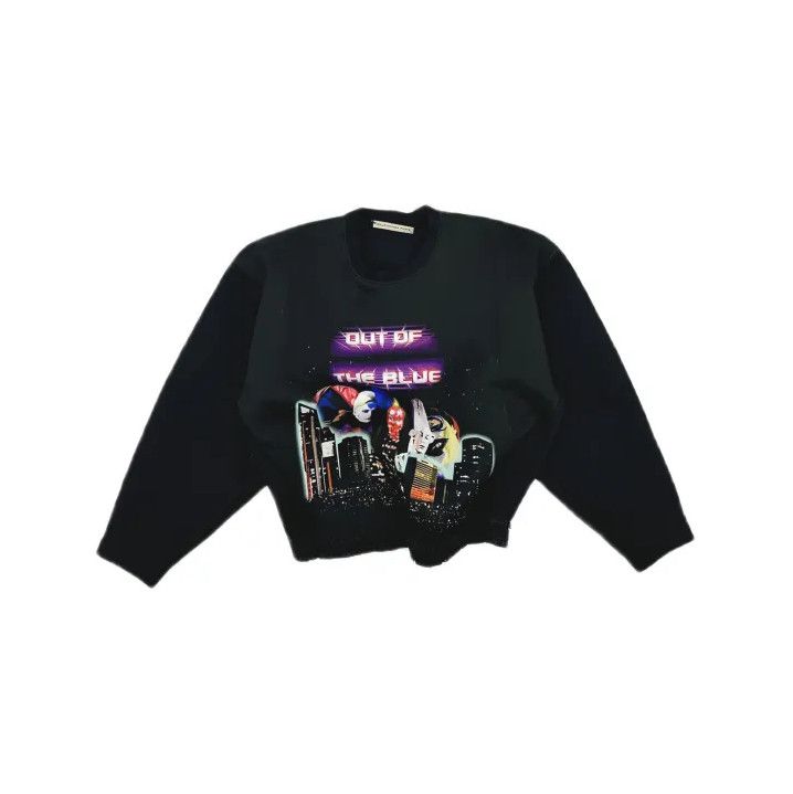 Balenciaga Balenciaga Black Graphic Casual Sweatshirt Size US S / EU 44-46 / 1 - 2 Thumbnail
