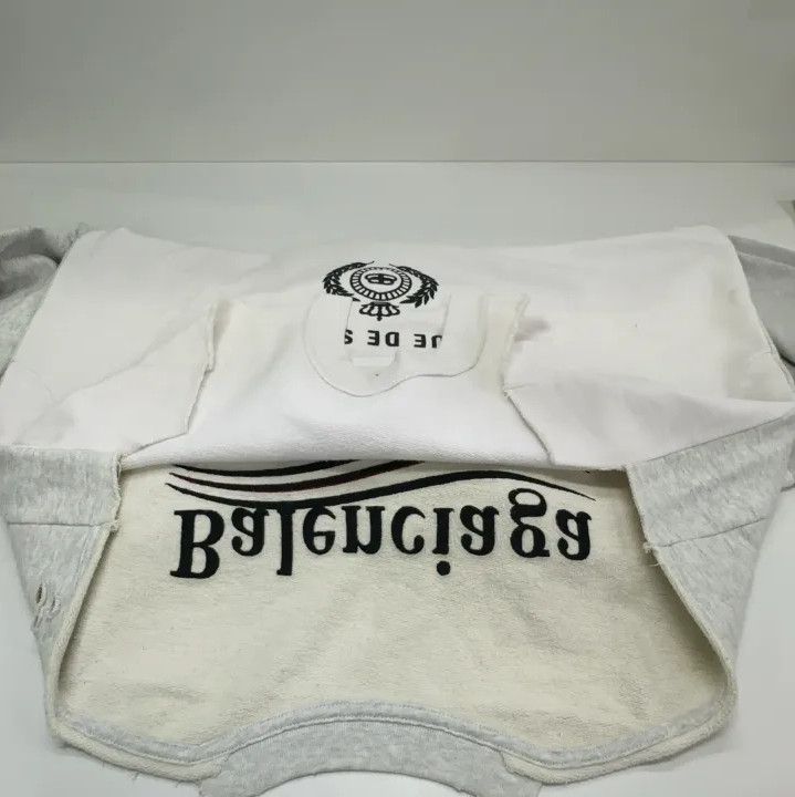 Balenciaga Balenciaga FW22 Hooded Sweatshirt with Logo Size US S / EU 44-46 / 1 - 13 Thumbnail