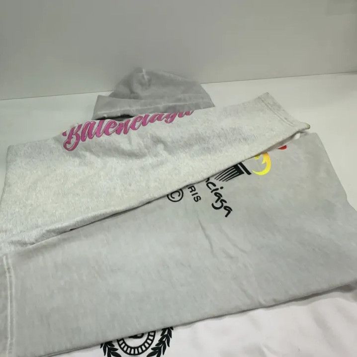Balenciaga Balenciaga FW22 Hooded Sweatshirt with Logo Size US S / EU 44-46 / 1 - 14 Thumbnail