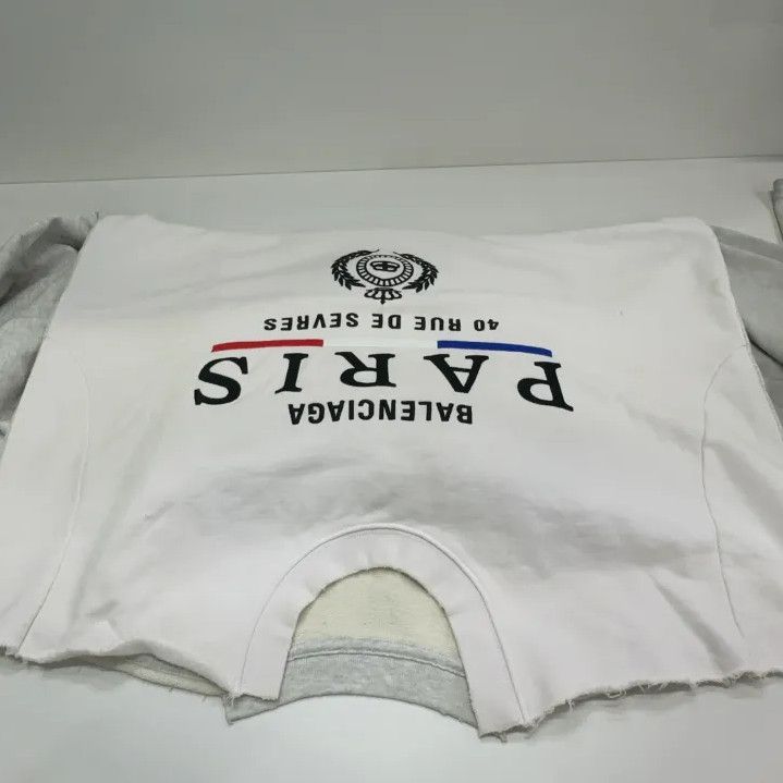Balenciaga Balenciaga FW22 Hooded Sweatshirt with Logo Size US S / EU 44-46 / 1 - 12 Thumbnail