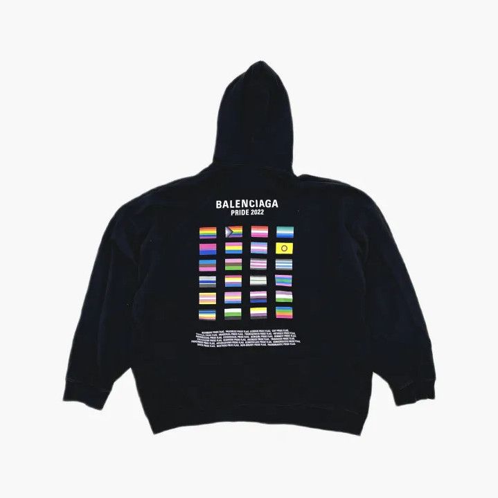 Balenciaga Balenciaga Pride 2022 Hooded Sweatshirt Size US S / EU 44-46 / 1 - 3 Thumbnail