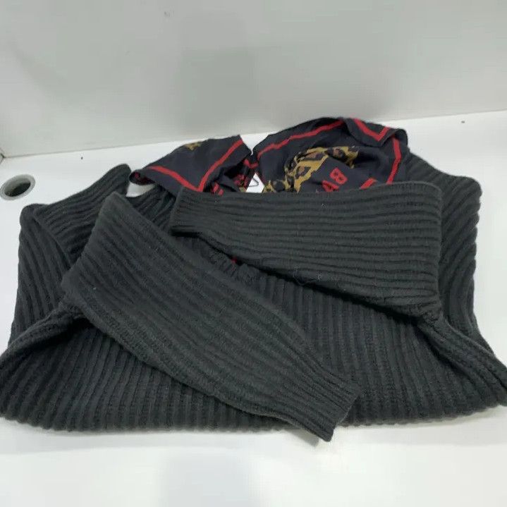 Balenciaga Balenciaga Logo Wool and Silk Knitted Sweater Size US M / EU 48-50 / 2 - 9 Thumbnail