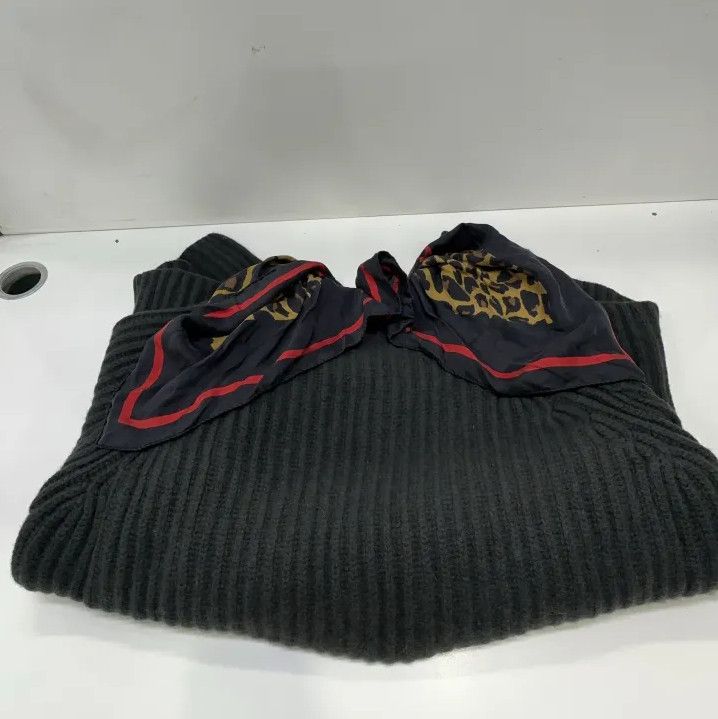 Balenciaga Balenciaga Logo Wool and Silk Knitted Sweater Size US M / EU 48-50 / 2 - 12 Thumbnail