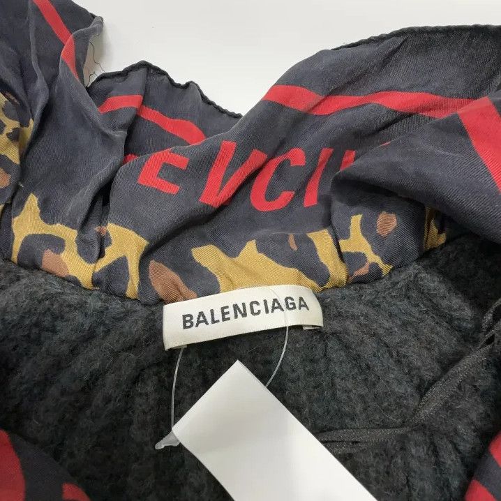 Balenciaga Balenciaga Logo Wool and Silk Knitted Sweater Size US M / EU 48-50 / 2 - 4 Thumbnail
