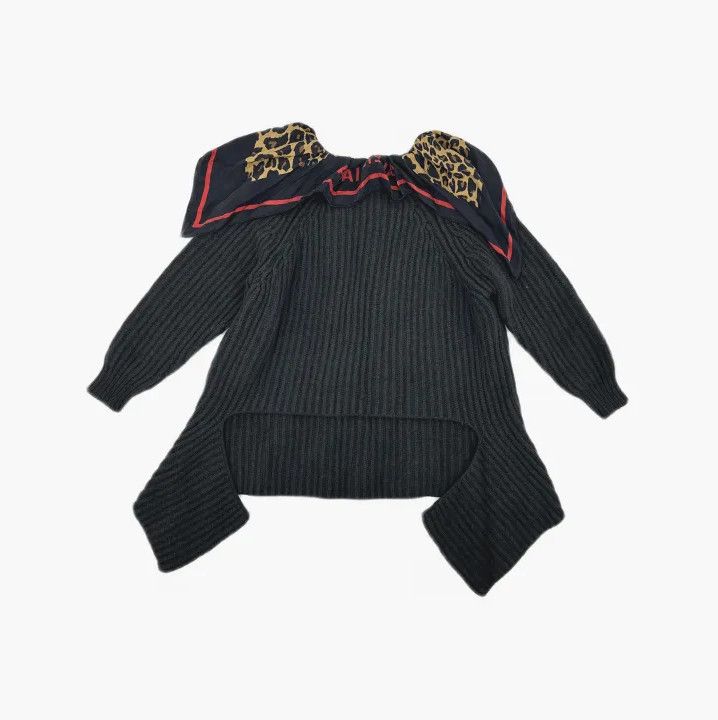 Balenciaga Balenciaga Logo Wool and Silk Knitted Sweater Size US M / EU 48-50 / 2 - 3 Thumbnail