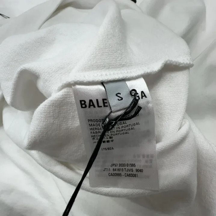 Balenciaga Balenciaga White Graphic Short Sleeve T-Shirt Size US S / EU 44-46 / 1 - 5 Thumbnail