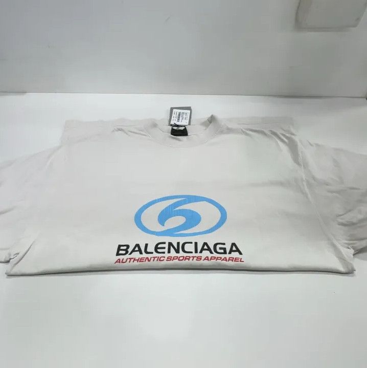 Balenciaga Balenciaga Logo Print Short Sleeve T-Shirt Size US M / EU 48-50 / 2 - 9 Thumbnail