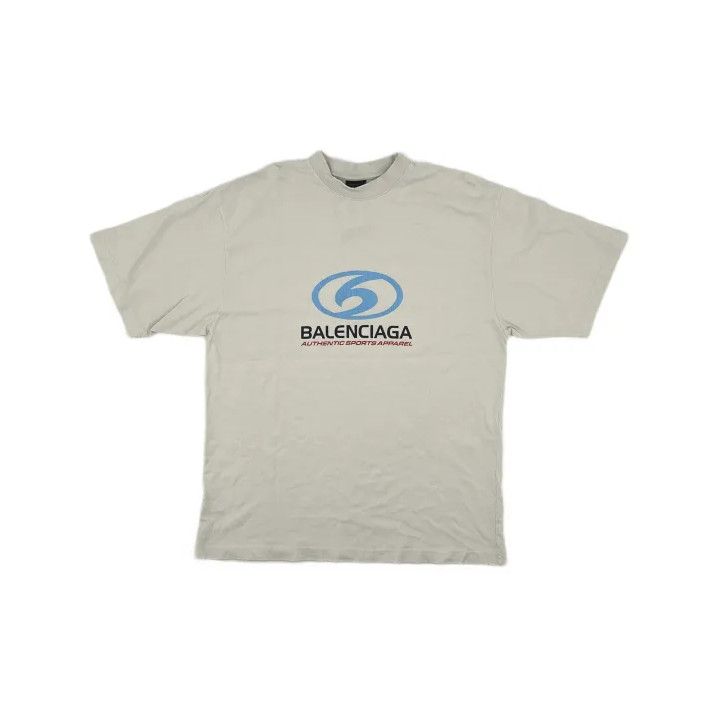 Balenciaga Balenciaga Logo Print Short Sleeve T-Shirt Size US M / EU 48-50 / 2 - 2 Thumbnail