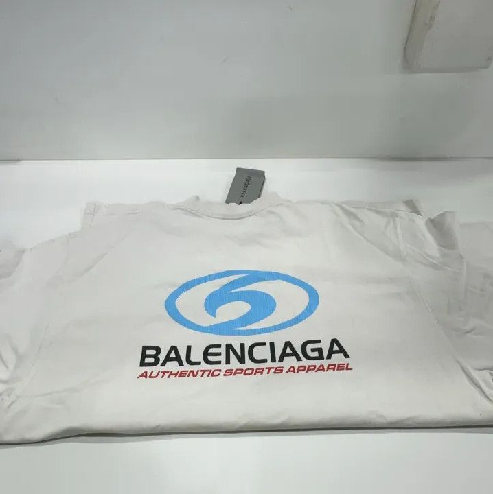 Balenciaga Balenciaga Logo Print Short Sleeve T-Shirt Size US M / EU 48-50 / 2 - 12 Thumbnail