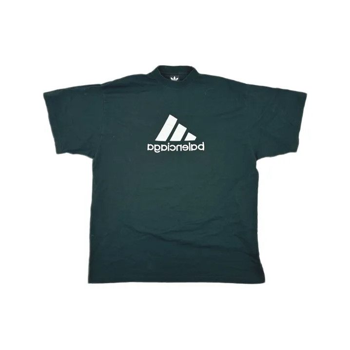 Balenciaga Balenciaga x Adidas Embroidered Short Sleeve T-Shirt Size US M / EU 48-50 / 2 - 2 Thumbnail