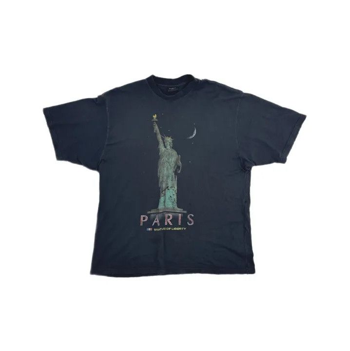 Balenciaga Balenciaga Paris Graphic Print Short Sleeve T-Shirt Size US L / EU 52-54 / 3 - 2 Thumbnail