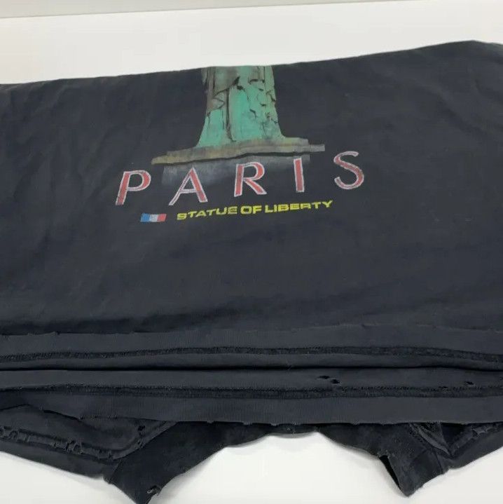 Balenciaga Balenciaga Paris Graphic Print Short Sleeve T-Shirt Size US L / EU 52-54 / 3 - 10 Thumbnail