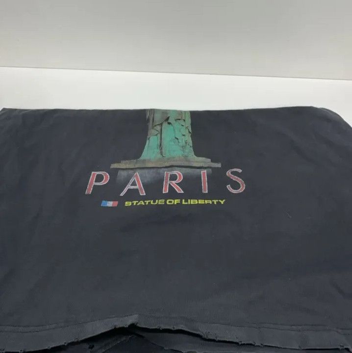 Balenciaga Balenciaga Paris Graphic Print Short Sleeve T-Shirt Size US L / EU 52-54 / 3 - 9 Thumbnail
