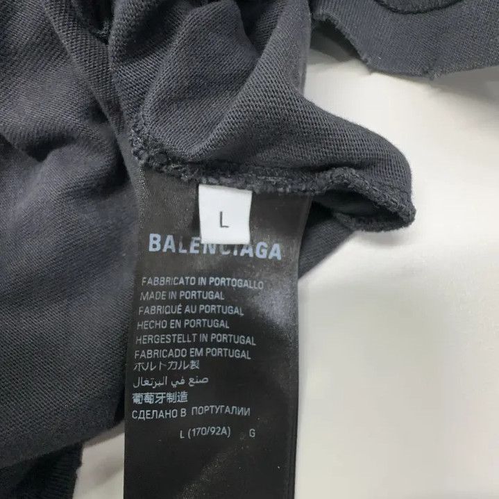 Balenciaga Balenciaga Paris Graphic Print Short Sleeve T-Shirt Size US L / EU 52-54 / 3 - 4 Thumbnail
