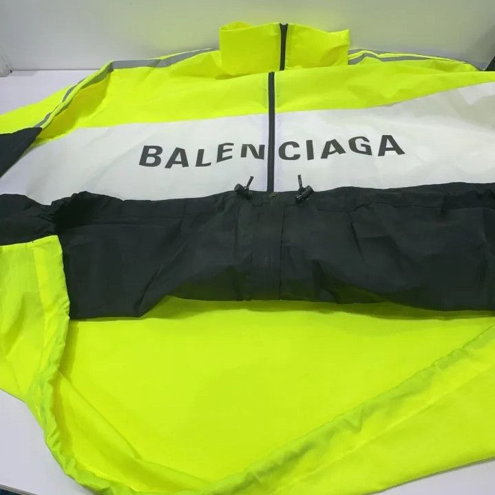 Balenciaga Balenciaga Color-block Logo Long Sleeve Jacket Size US M / EU 48-50 / 2 - 8 Thumbnail