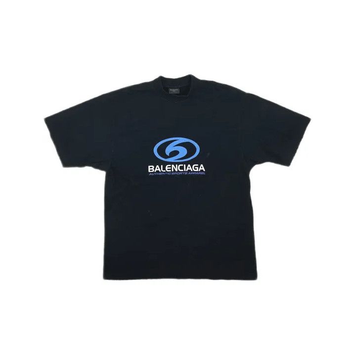Balenciaga Balenciaga Logo Print Black Short Sleeve T-shirt Size US XS / EU 42 / 0 - 2 Thumbnail