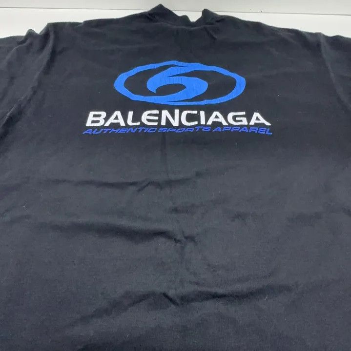 Balenciaga Balenciaga Logo Print Black Short Sleeve T-shirt Size US XS / EU 42 / 0 - 12 Thumbnail