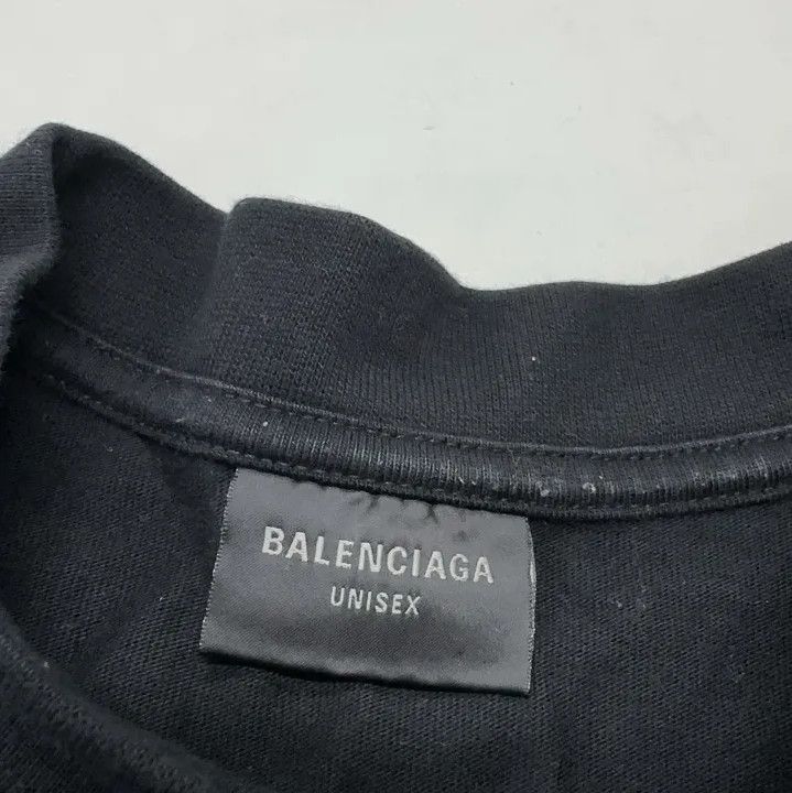 Balenciaga Balenciaga Logo Print Black Short Sleeve T-shirt Size US XS / EU 42 / 0 - 6 Thumbnail