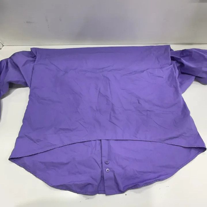 Balenciaga Balenciaga Casual Long Sleeve Shirt in Purple Size US S / EU 44-46 / 1 - 13 Thumbnail