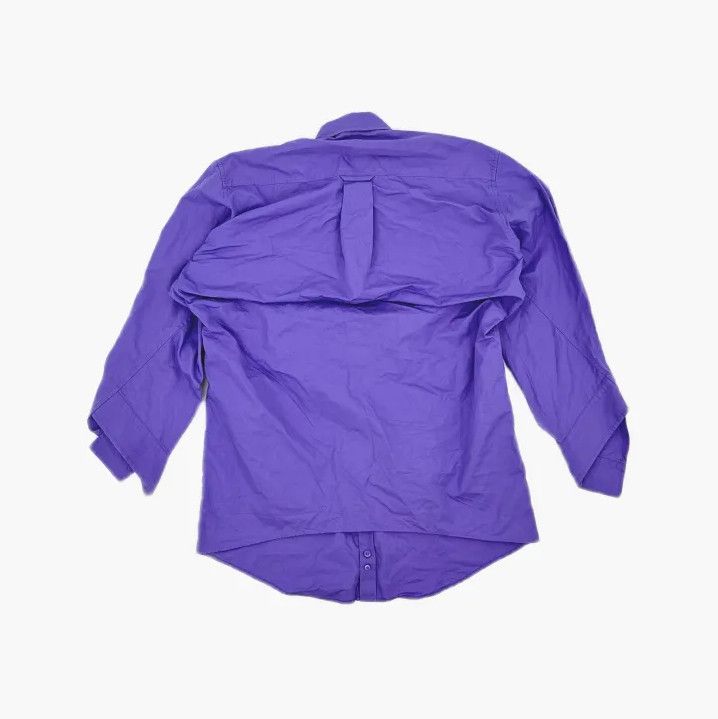 Balenciaga Balenciaga Casual Long Sleeve Shirt in Purple Size US S / EU 44-46 / 1 - 3 Thumbnail