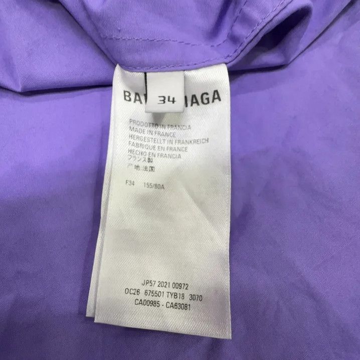 Balenciaga Balenciaga Casual Long Sleeve Shirt in Purple Size US S / EU 44-46 / 1 - 5 Thumbnail